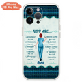 Custom Personalized Nurse Phone Case - Gift Idea For Nurse/ Birthday/ Friend - You Are Beautiful - Cases For iPhone/Samsung