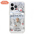 Custom Personalized Memorial Phone Case - Upload Photo - Memorial Gift Idea For Family - In Loving Memory - Case For iPhone & Samsung