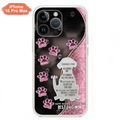 Custom Personalized Memorial Dog Mom Phone Case - Memorial Gift Idea For Dog Lover - Upto 7 Dogs - Thanks For Loving Me - Case For iPhone/Samsung