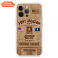 Custom Personalized Veteran Phone Case - Gift For Veteran - Birthday/ Father's Day Gift - Proudly Served - Case For iPhone And Samsung