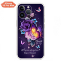 Custom Personalized Butterfly Memorial Phone Case - Memorial Gift Idea - Case for iPhone/Samsung