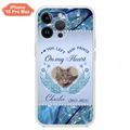 Custom Personalized Memorial Phone Case - Upload Photo - Memorial Gift Idea For Dog/ Cat Lover - You Left Paw Prints On My Heart - Case for iPhone/Samsung