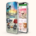 Custom Personalized Camping Xmas Phone Case - Christmas Gift For Camping Family/Couple/Single Parent/Solo - Upto 3 Kids and 4 Pets - Husband And Wife Camping Partners For Life - Case For iPhone And Samsung