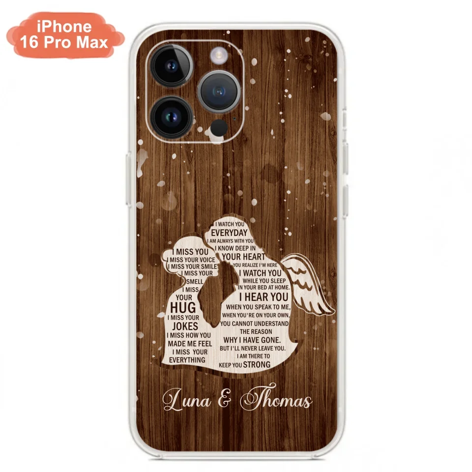 Custom Personalized I Miss Your Voice Memorial Phone Case - Memorial Gift Idea For Couple - Case For iPhone And Samsung