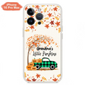 Custom Personalized Autumn Grandma's Pumpkins Phone Case - Gift For Grandma - Grandma's Little Pumpkins - Case For iPhone And Samsung