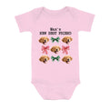 Personalized Coquettee Baby Onesie - Gift Idea For Christmas/Dog Lover - Upload Dog's Face - New Best Friend
