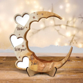 Personalized Wedding Couple 2 Layered Wooden Art - Anniversary Gift Idea Couple - Hello Will You I Do