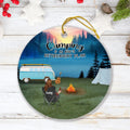 Personalized Camping Ornament - Man/Woman/Couple With Up to 6 Pets - Best Gift For Camping Lover - Camping Is My Retirement Plan - Q3VZTZ