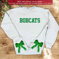 Custom Personalized Name Side Bow Embroidered Sweatshirt