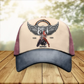 Personalized Motorcycle  Baseball Cap - Historic Route 66 - Gift Idea For Motorcycle Lover