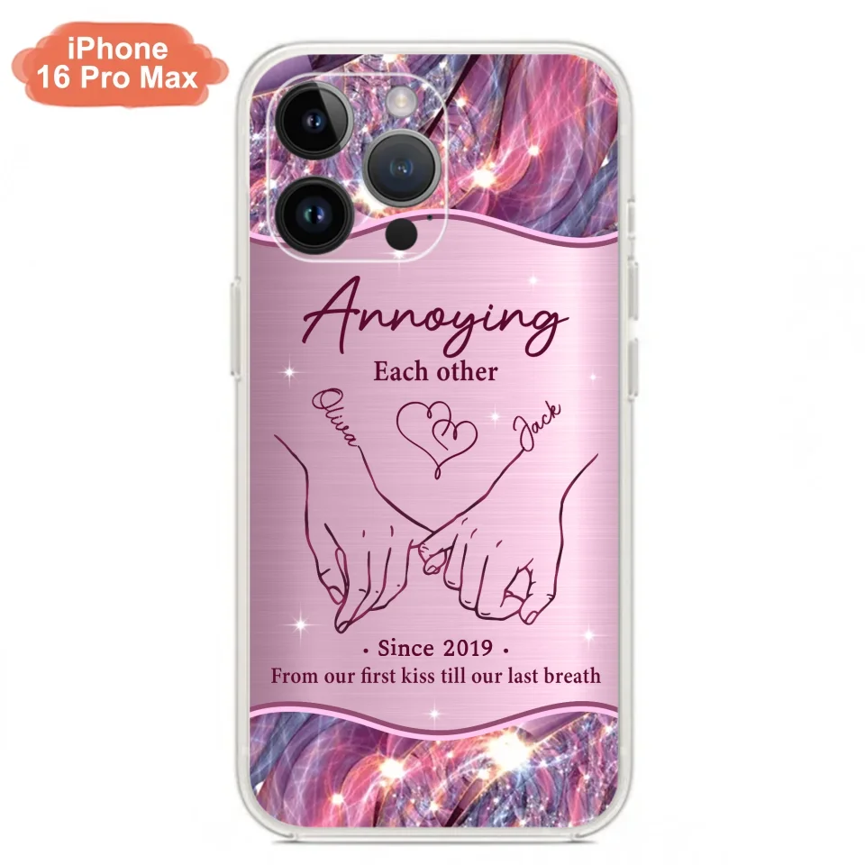 Custom Personalized Couple Phone Case For iPhone/ Samsung - Gift Idea For Couple - Annoying Each Other