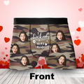 Personalized Funny Men's Boxer Briefs - Upload Photo - Gift Idea For Men, Boyfriend, Husband - I Licked It So It's Mine
