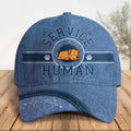 Personalized Dog Mom Baseball Cap - Gift Idea For Dog Owner - Service Human Do Not Pet