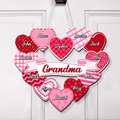 Personalized Grandma Wooden Sign - Mother's Day Gift Idea with up to 12 Kids - Custom Names