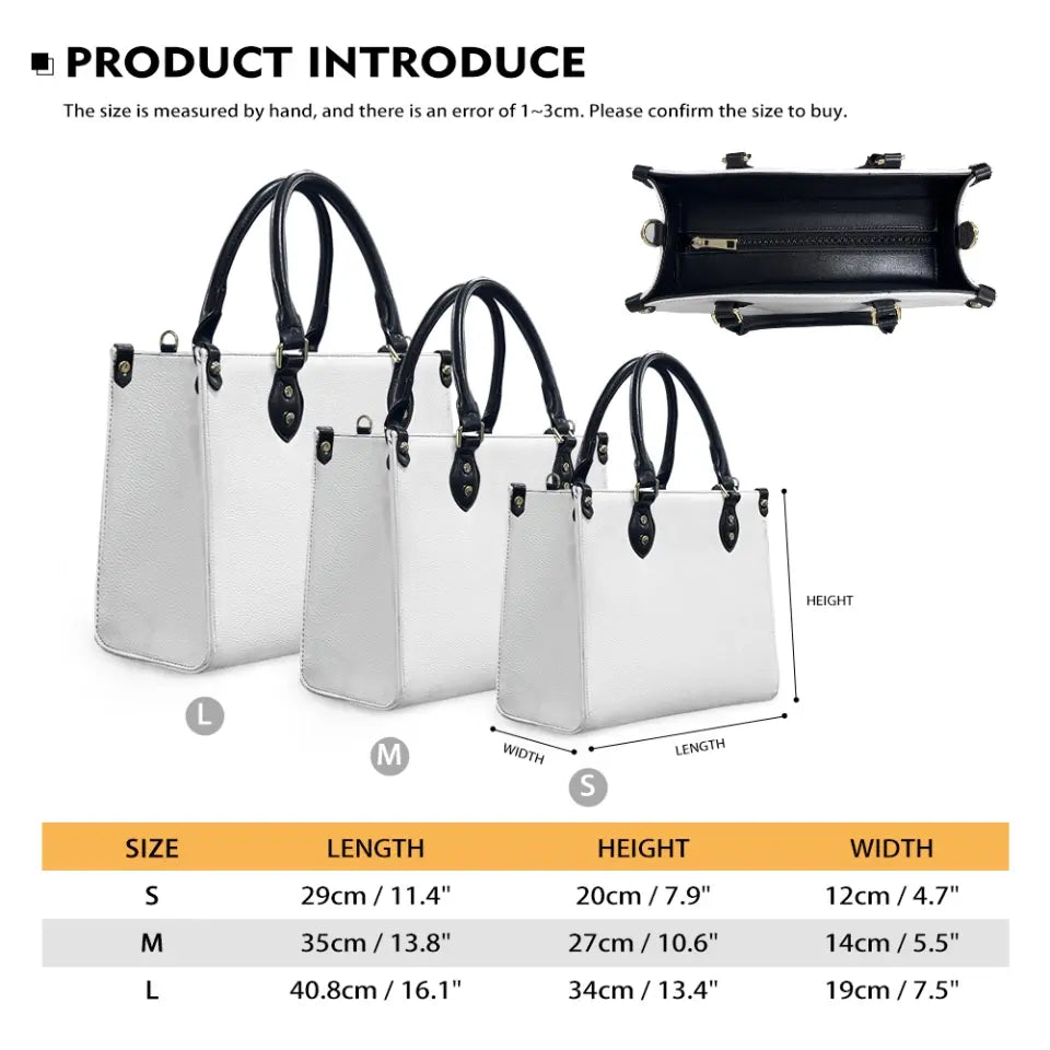 Personalized Grandma Sunflower PU Leather Handbag With Long Straps - Gift For Grandma/Mom - My Greatest Blessings Call Me Nana