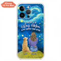 Personalized Dog Mom Phone Case - Up to 3 Dogs - Mother's Day Gift Idea For Dog Lover - Dog Mama Life Is Ruff - Case For iPhone/ Samsung