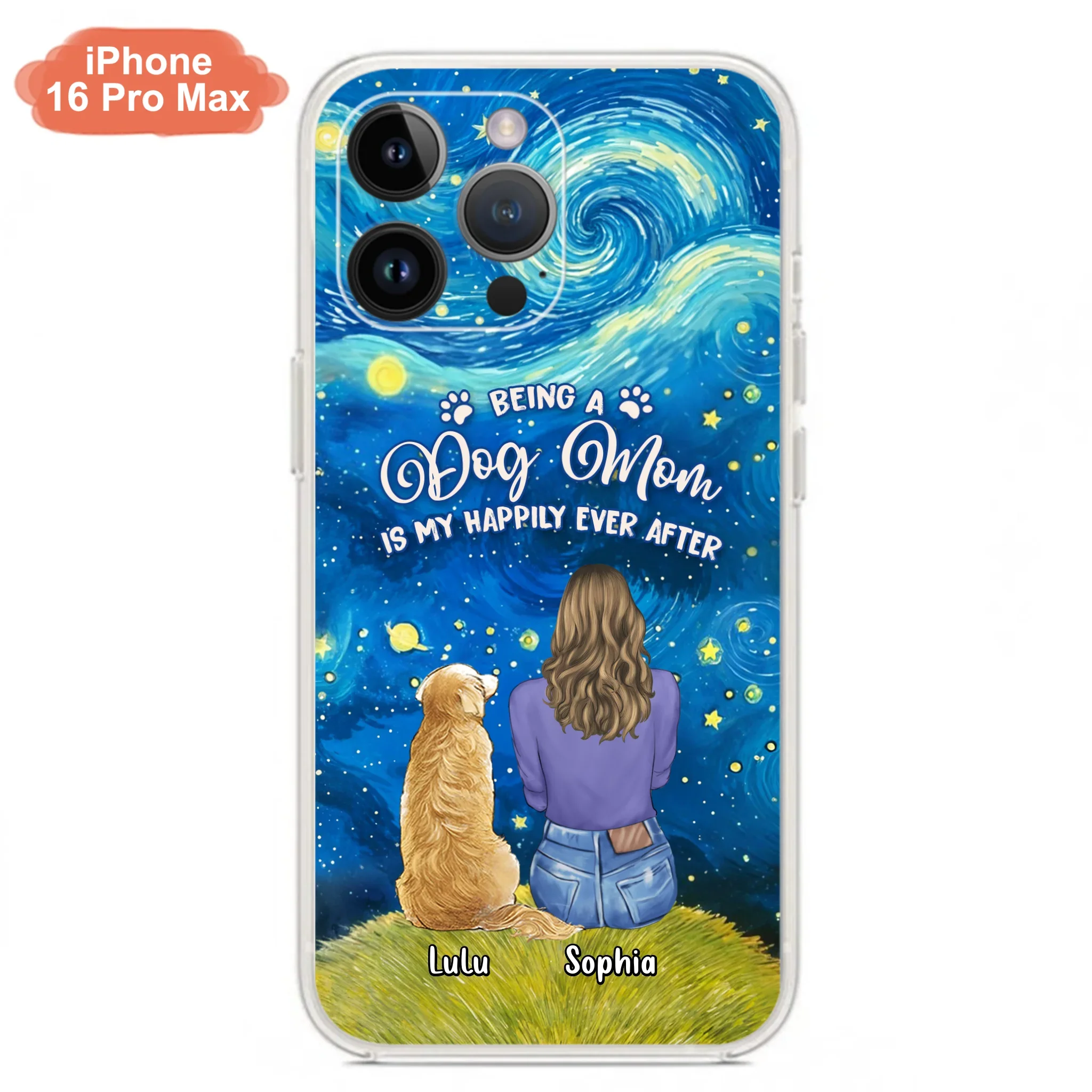 Personalized Dog Mom Phone Case - Up to 3 Dogs - Mother's Day Gift Idea For Dog Lover - Dog Mama Life Is Ruff - Case For iPhone/ Samsung
