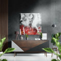 Fly in Space Brushed Aluminium Dibond Wall Art