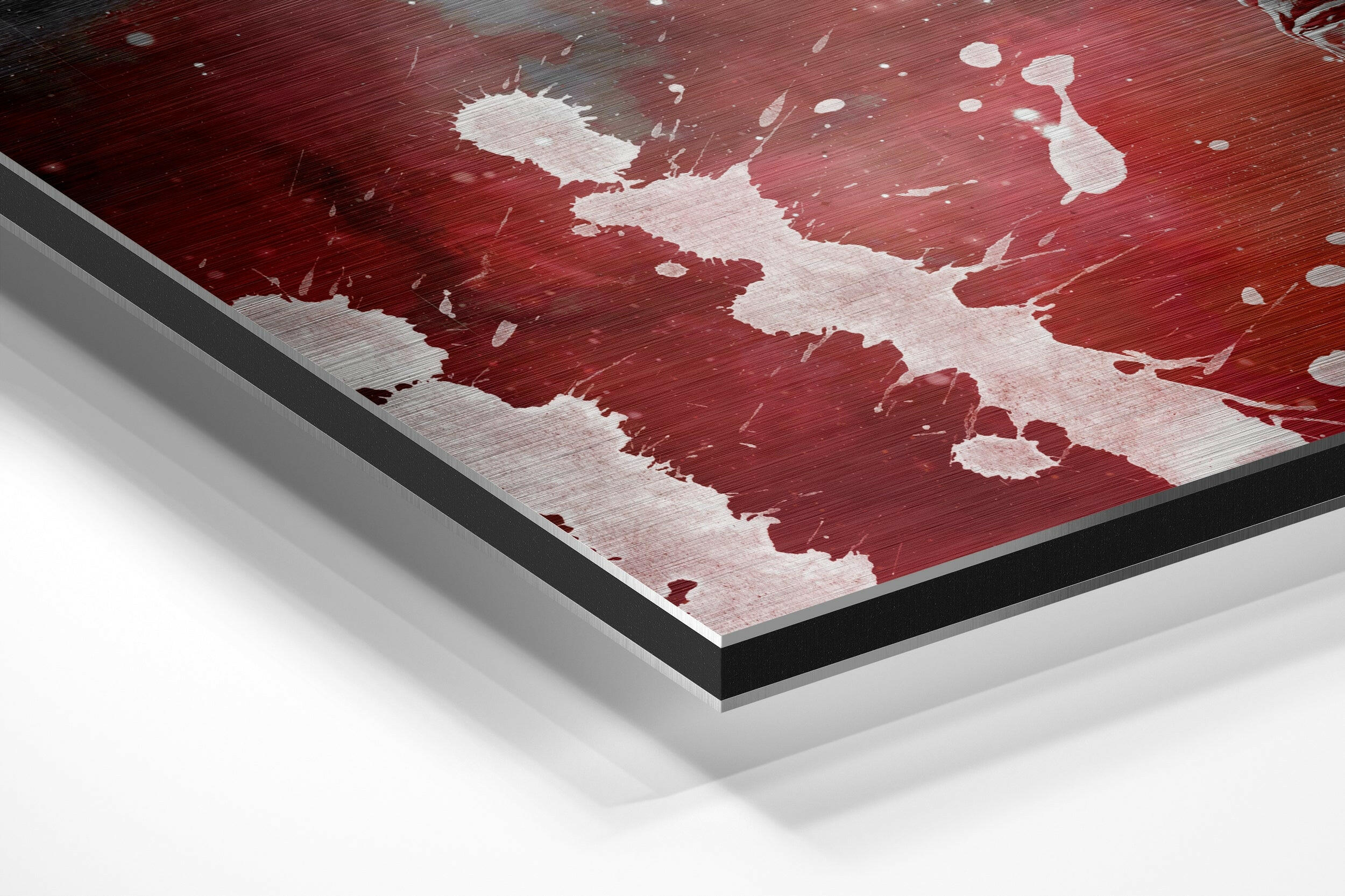 Fly in Space Brushed Aluminium Dibond Wall Art