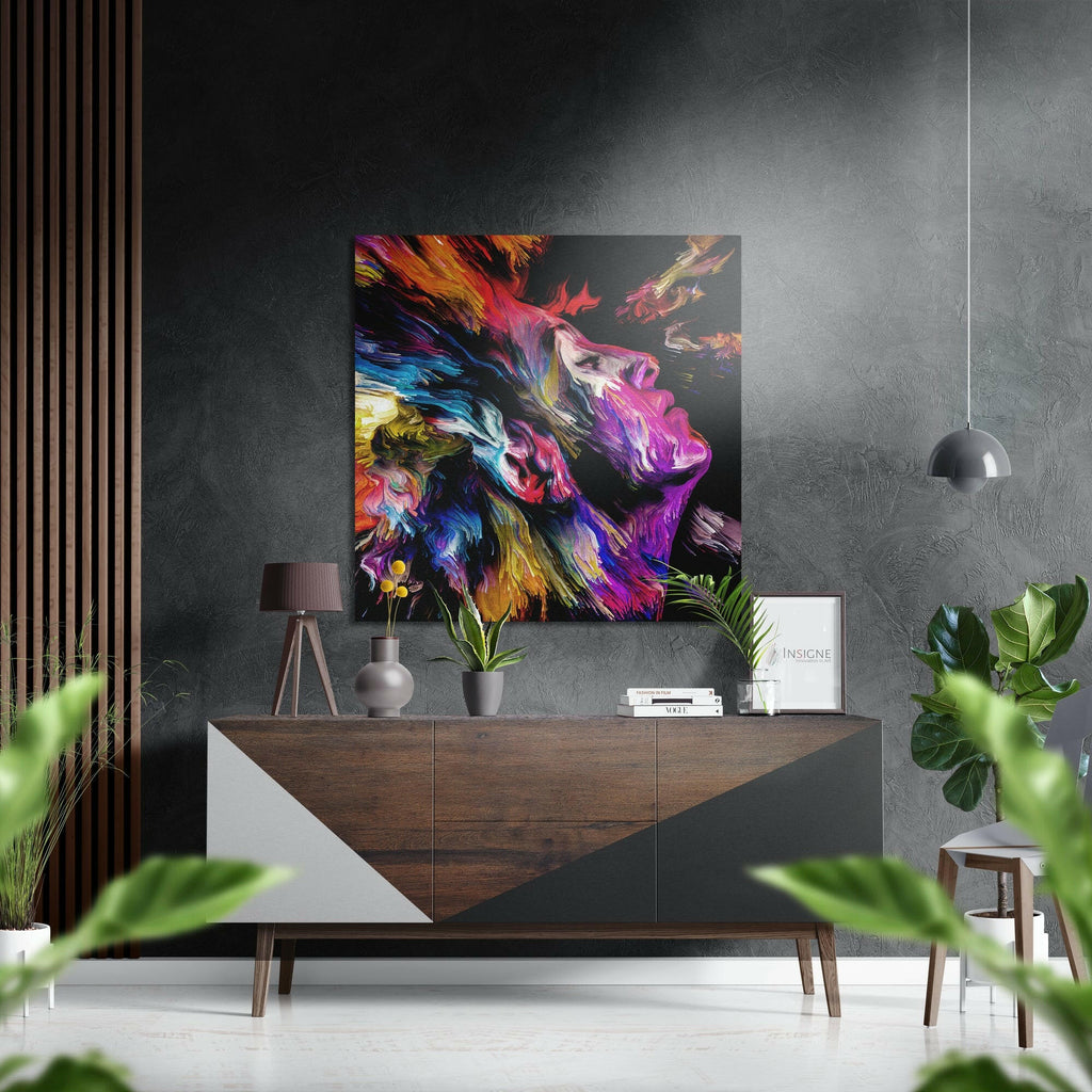 Feel  the Music Brushed Aluminium Dibond Wall Art