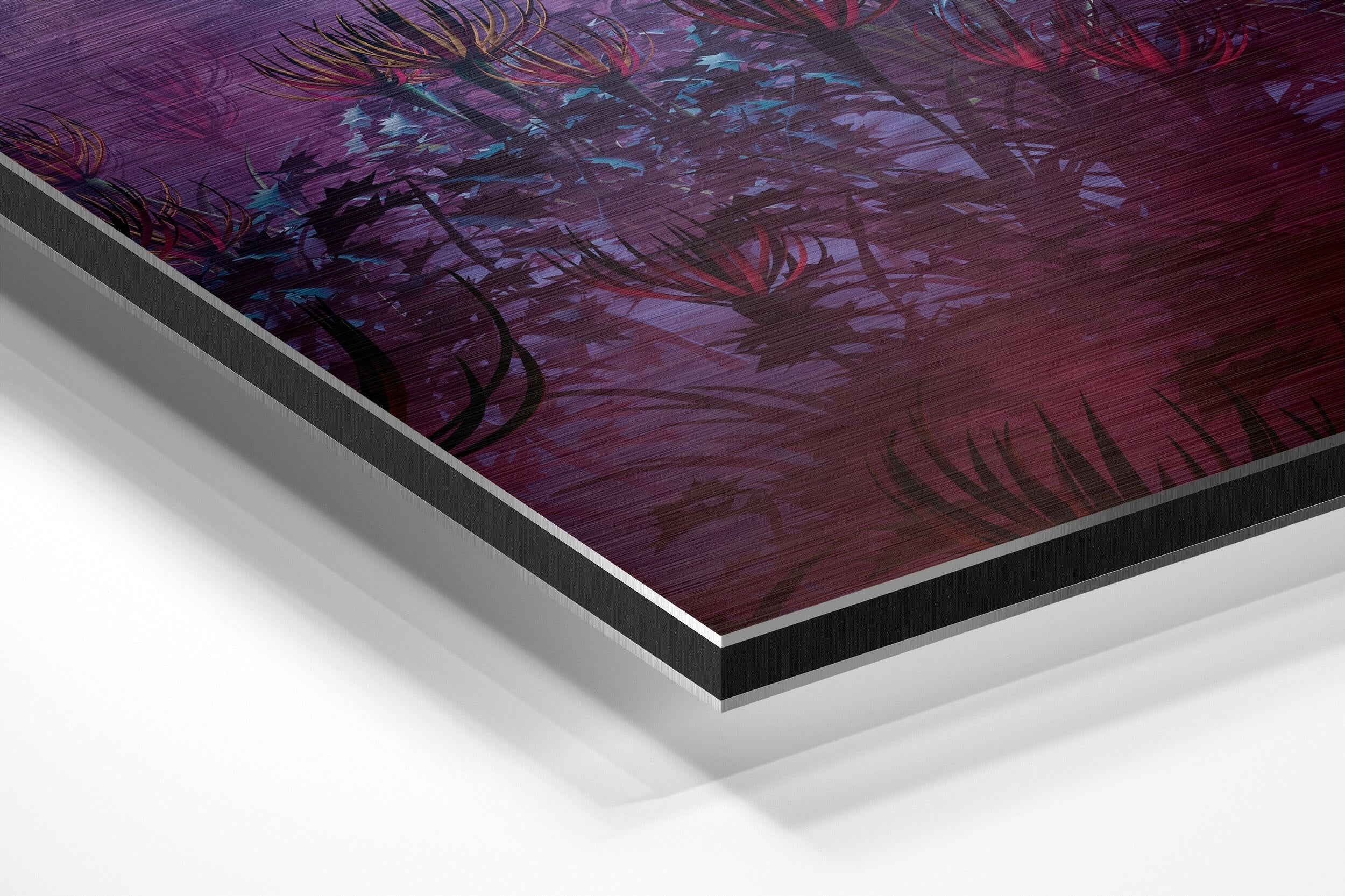 Space Traveller Brushed Aluminium Dibond Wall Art