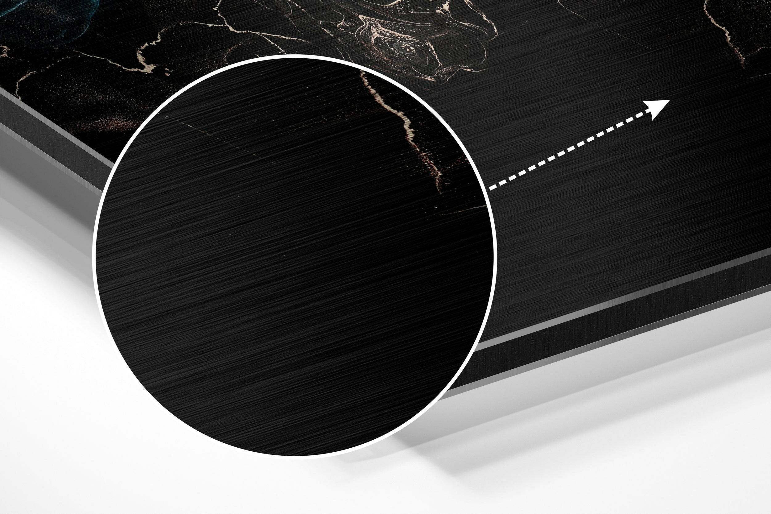Marmoreal Brushed Aluminium Dibond Wall Art