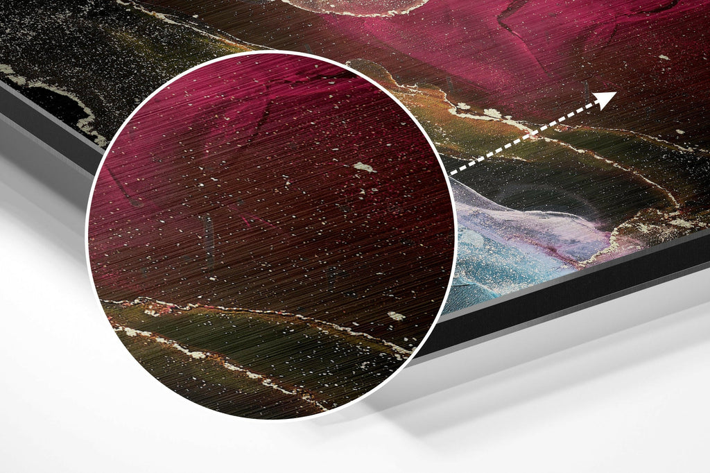 Marmoreal Brushed Aluminium Dibond Wall Art