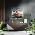 Vintage Garage Brushed Aluminium Dibond Wall Art