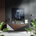 Space Traveller Brushed Aluminium Dibond Wall Art