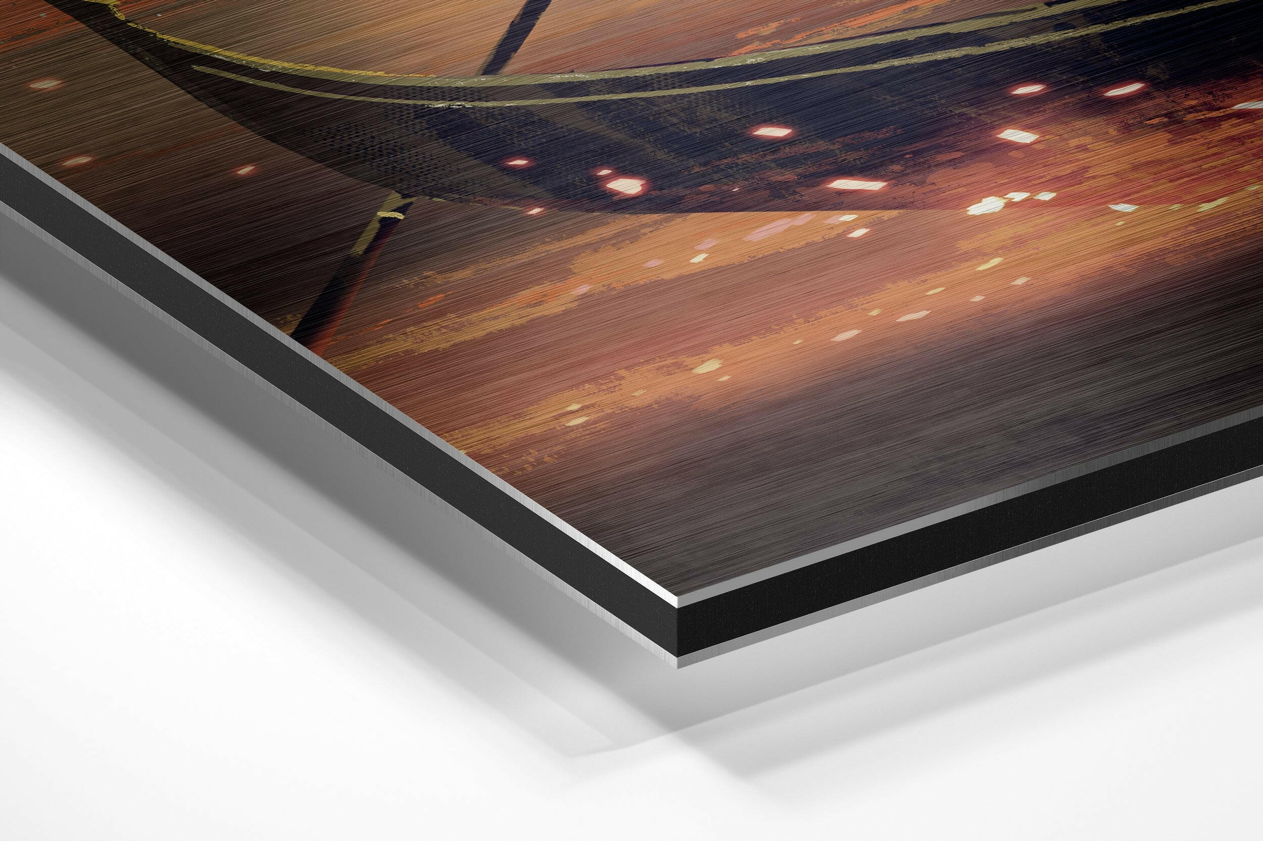 Moon Collector Brushed Aluminium Dibond Wall Art