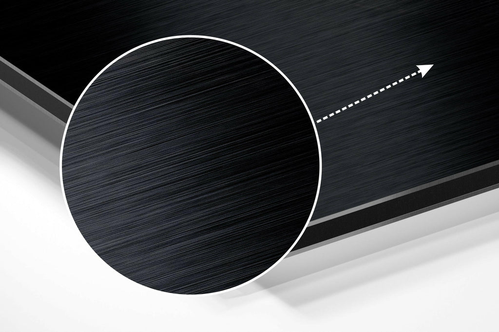 Eyelashes Brushed Aluminium Dibond Wall Art