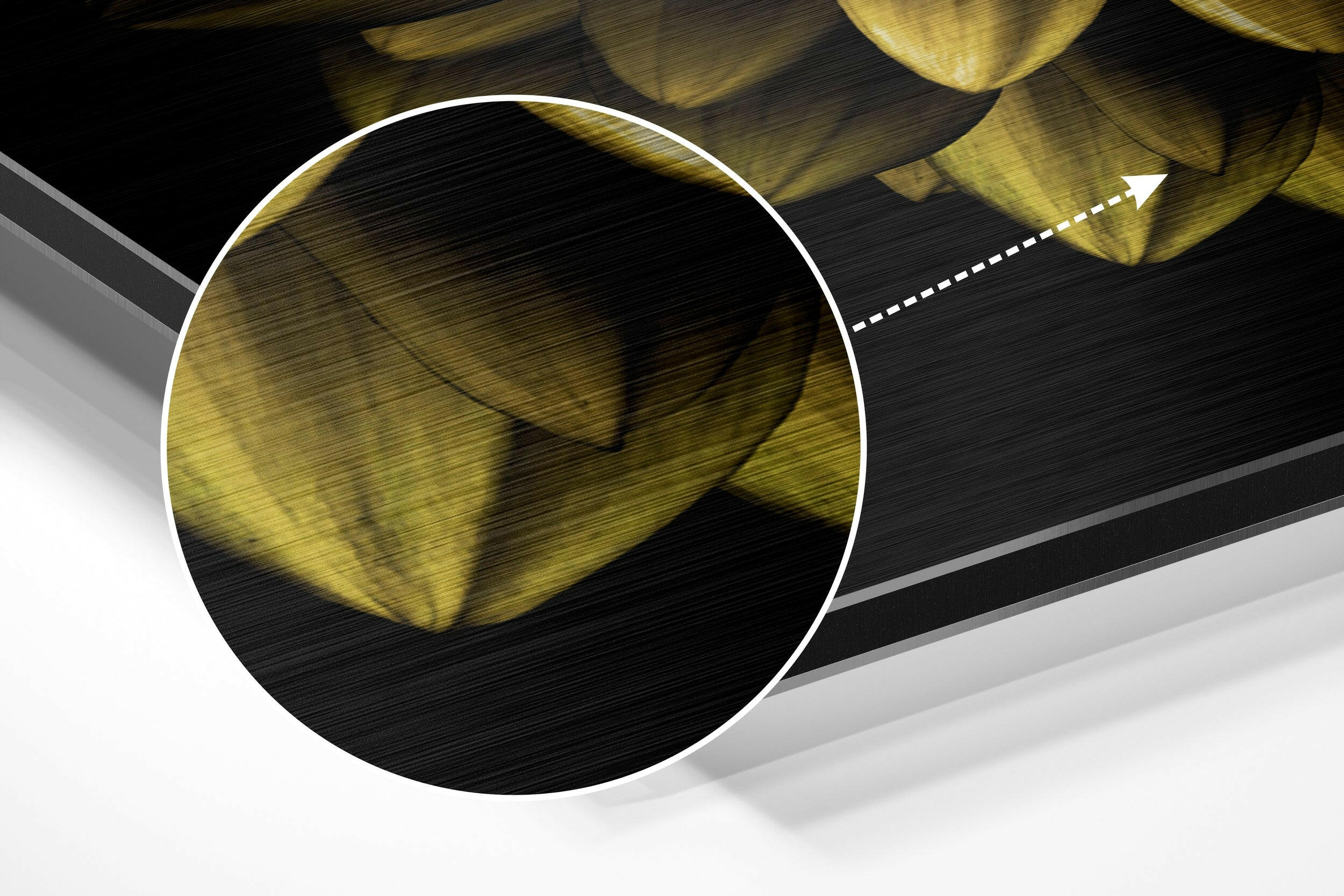 Flower Brushed Aluminium Dibond Wall Art
