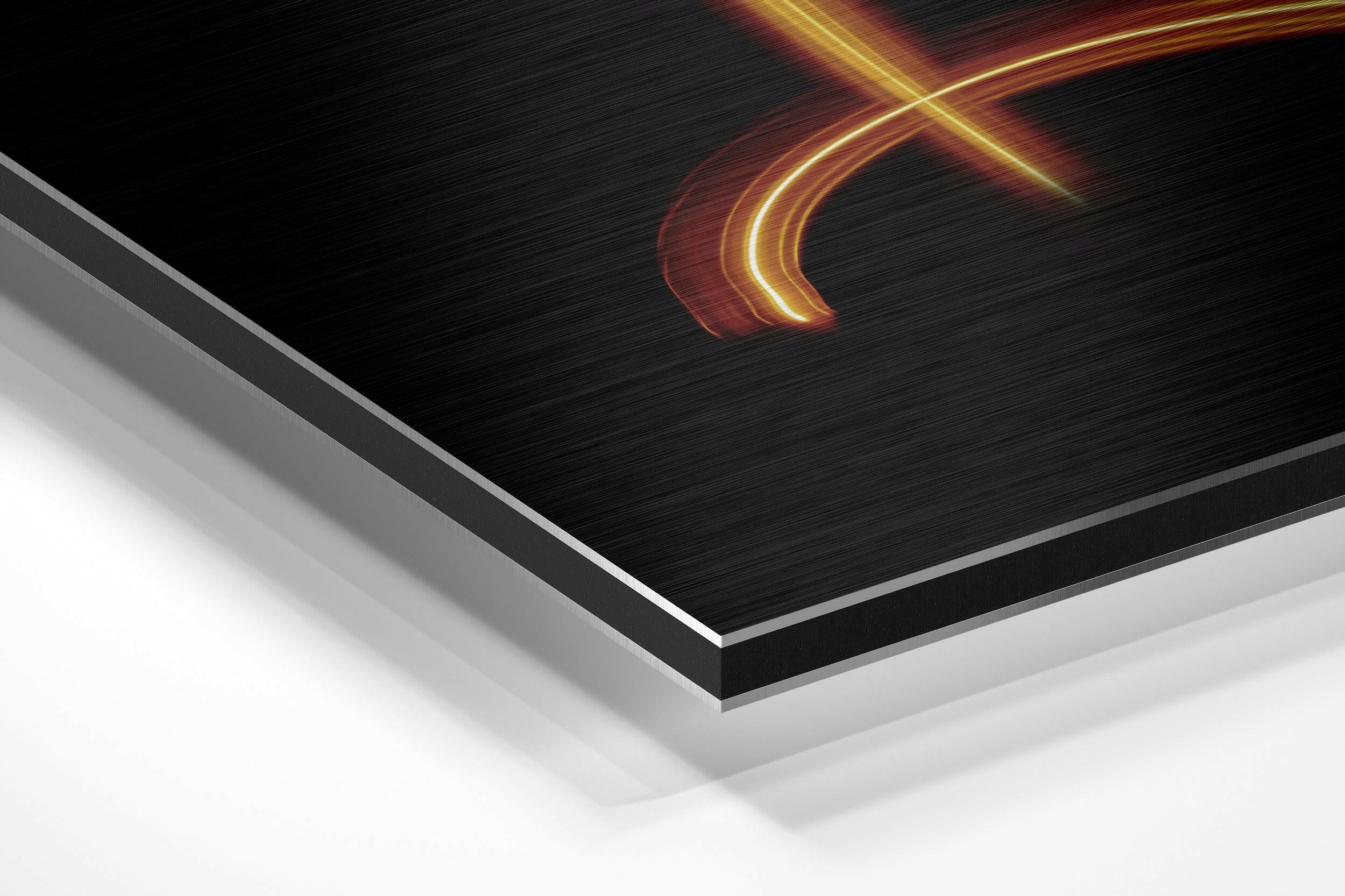 Gemini Brushed Aluminium Dibond Wall Art