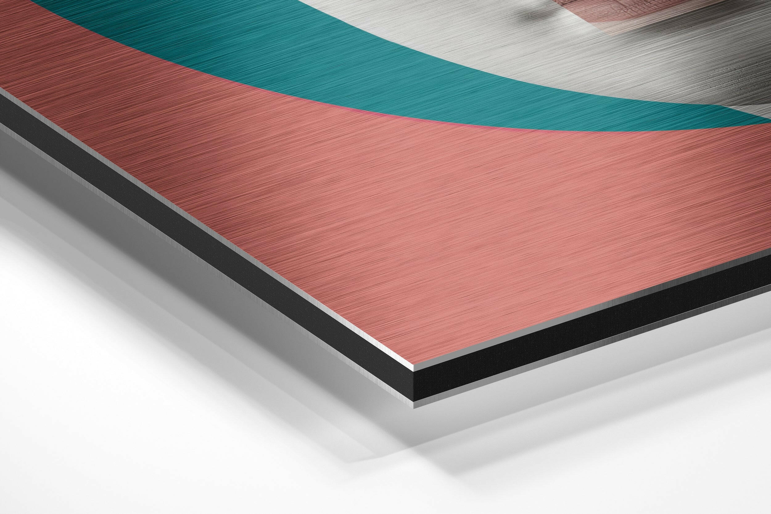 The Art of Sculpture Brushed Aluminium Dibond Wall Art