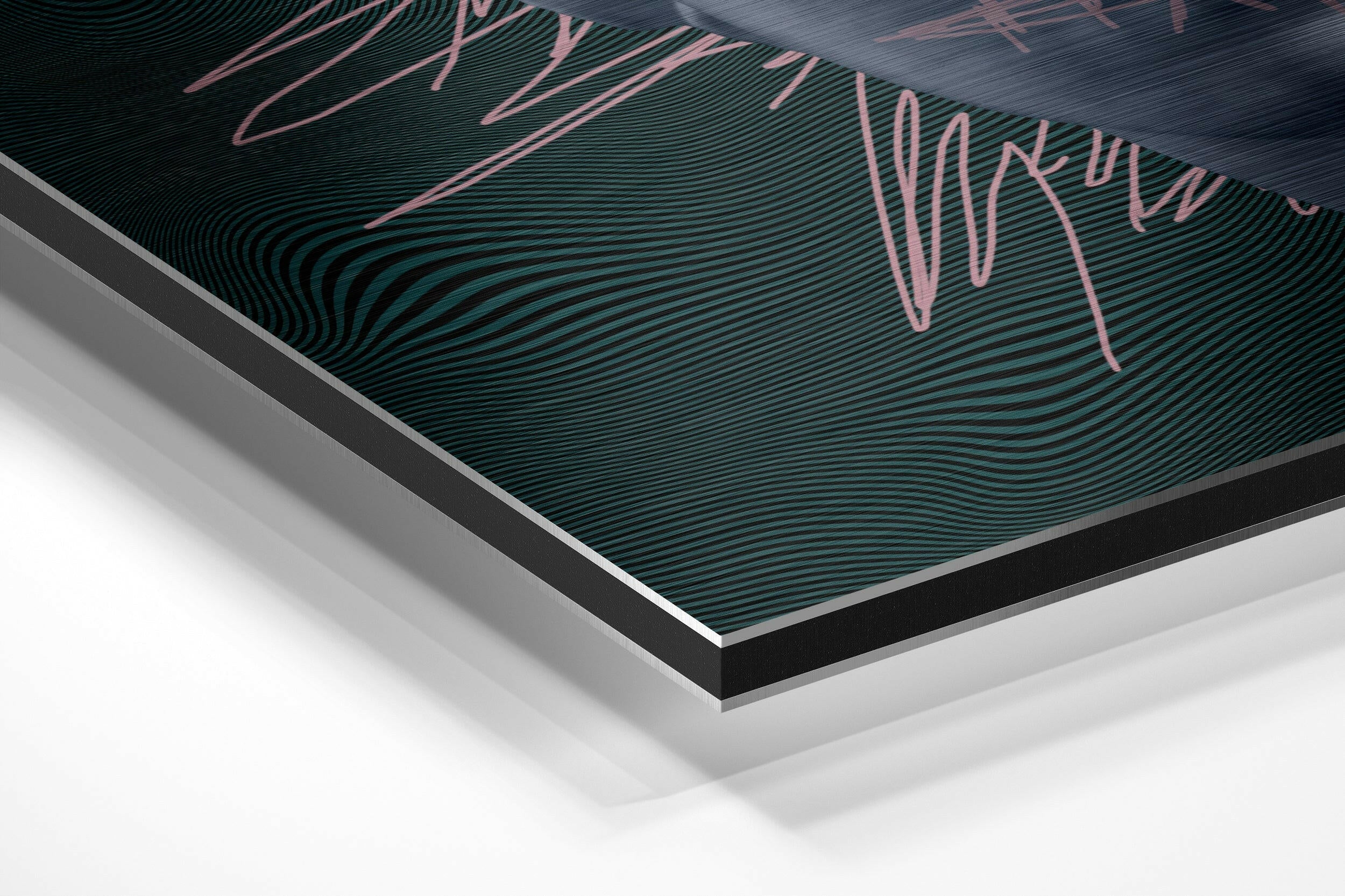 The Art of Sculpture Brushed Aluminium Dibond Wall Art
