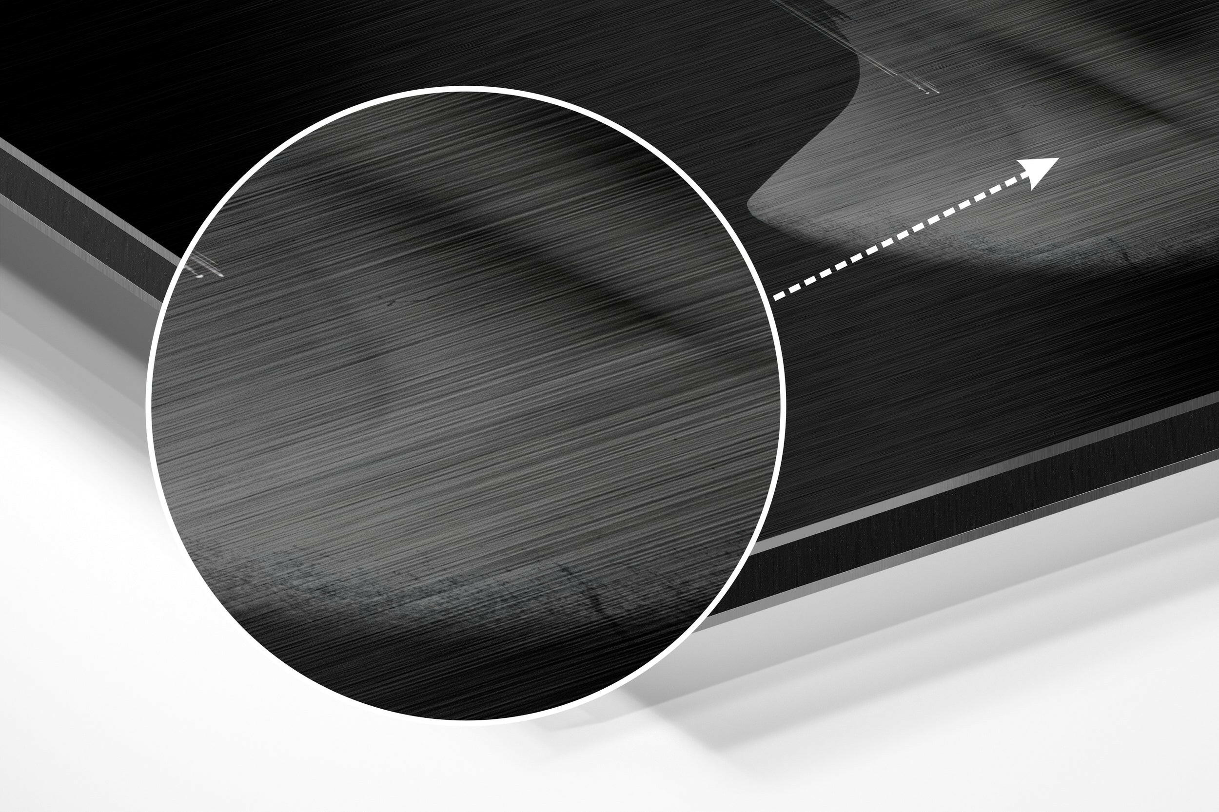 The Art of Sculpture Brushed Aluminium Dibond Wall Art