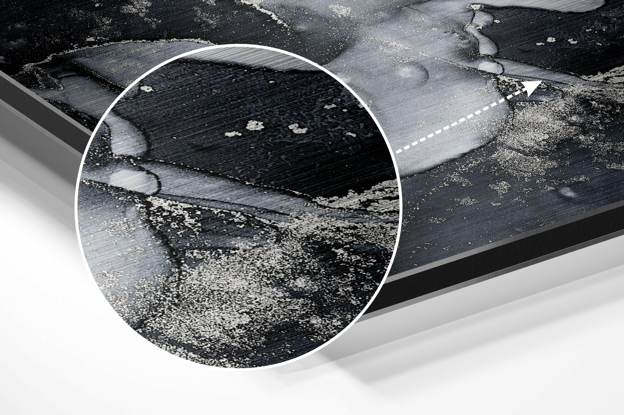 Marmoreal Brushed Aluminium Dibond Wall Art