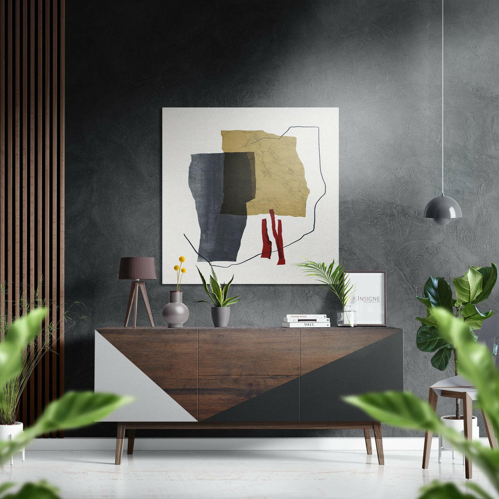 Line Art Brushed Aluminium Dibond Wall Art