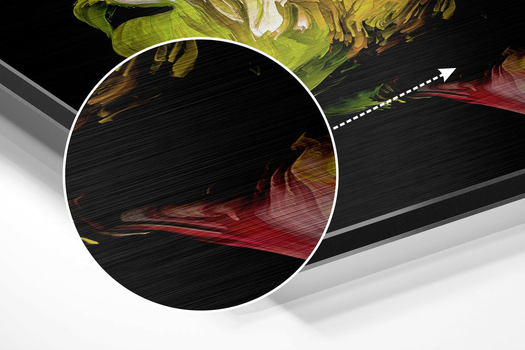 Feel  the Music Brushed Aluminium Dibond Wall Art
