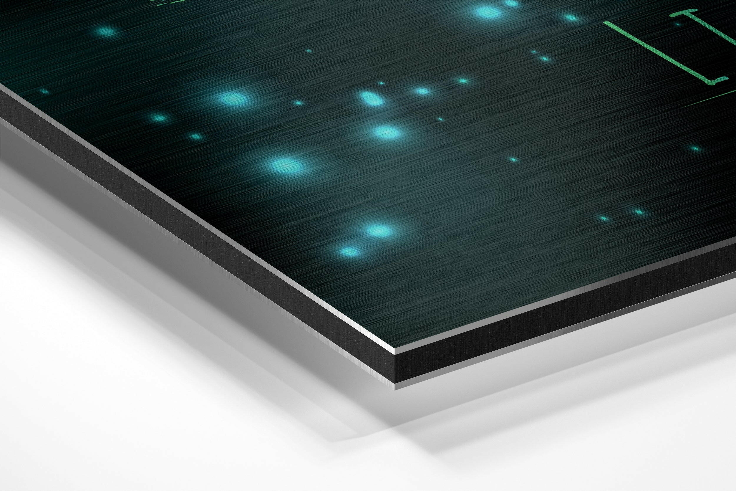 Libra Brushed Aluminium Dibond Wall Art