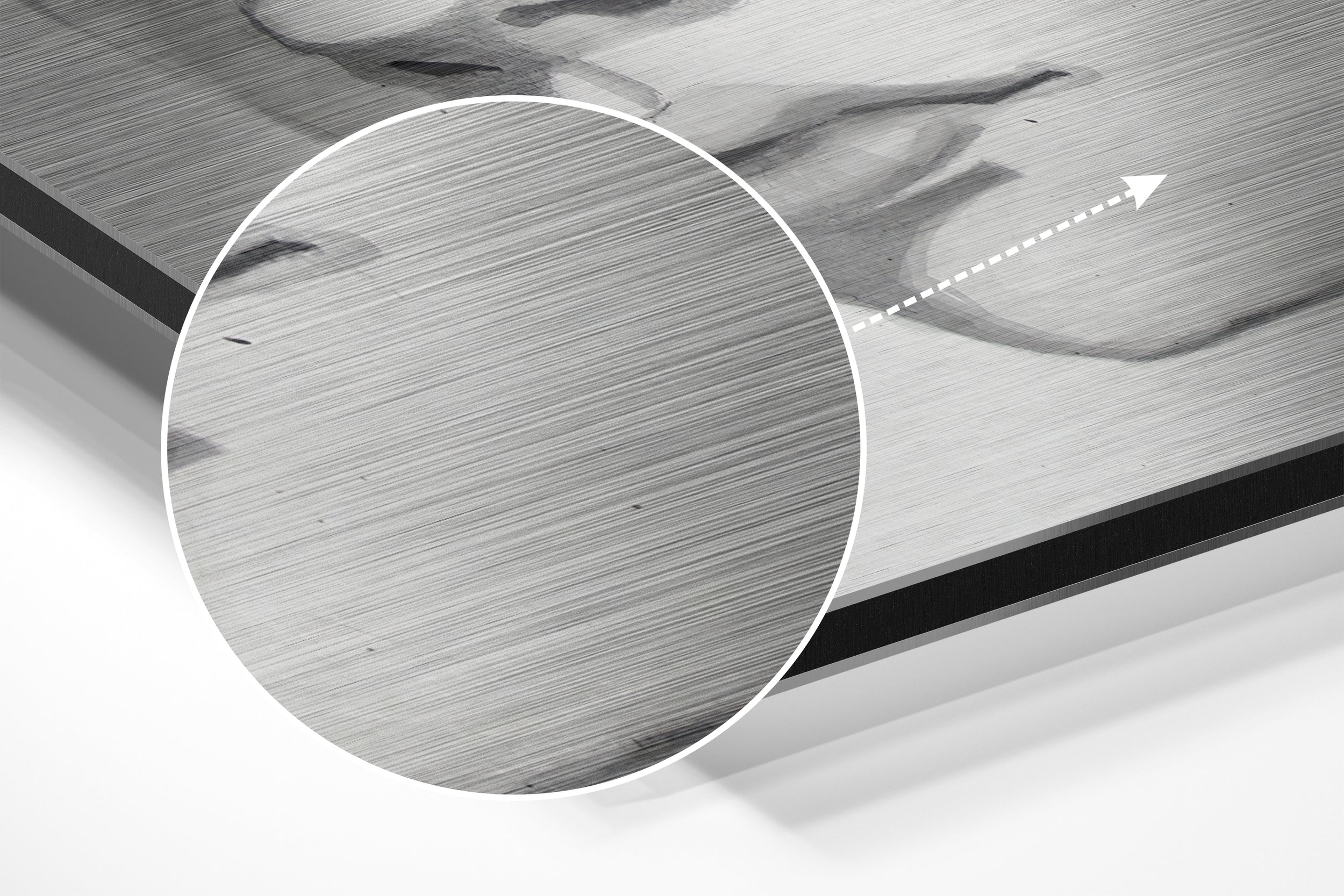 The Kid Brushed Aluminium Dibond Wall Art