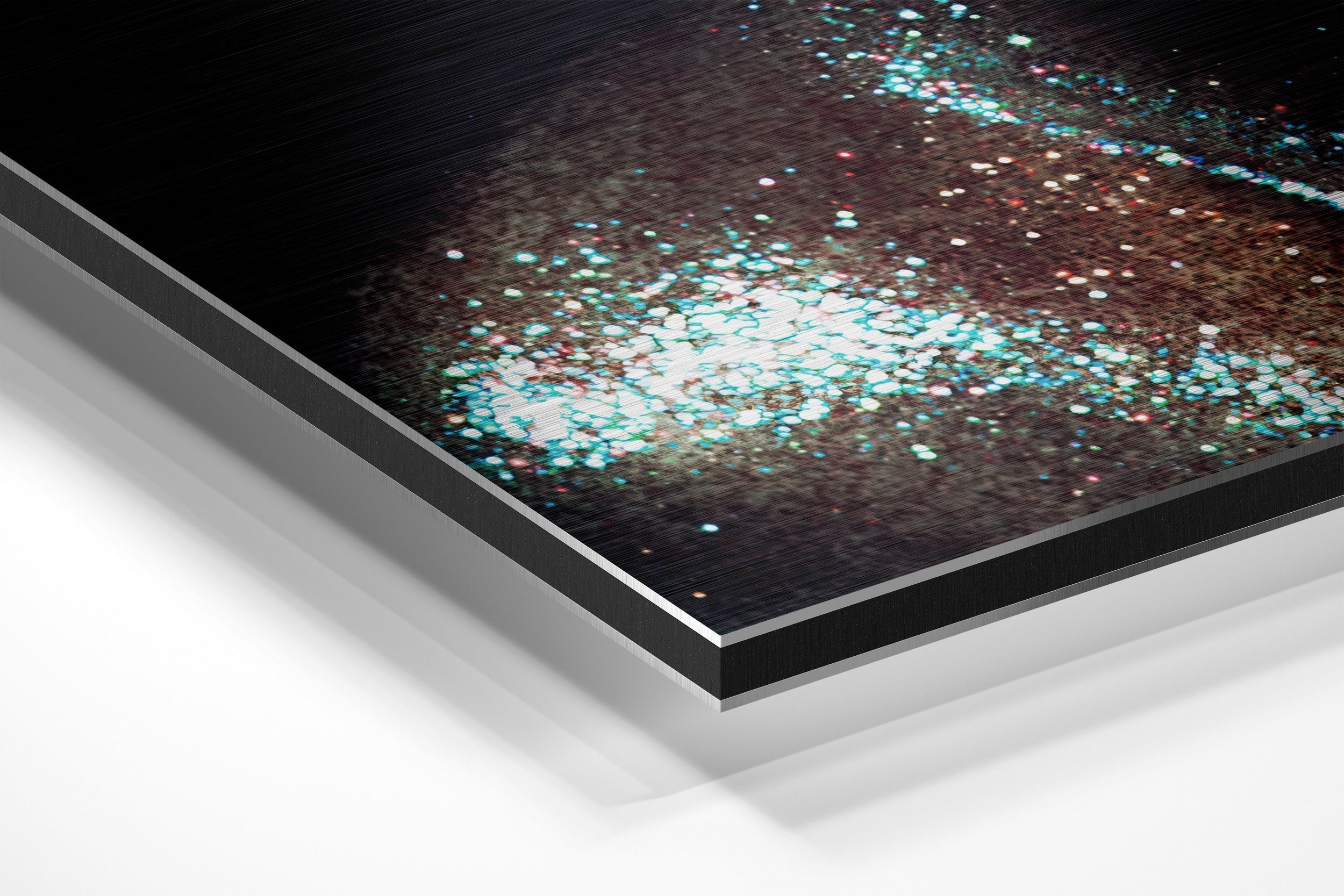 Sparkling Woman Brushed Aluminium Dibond Wall Art