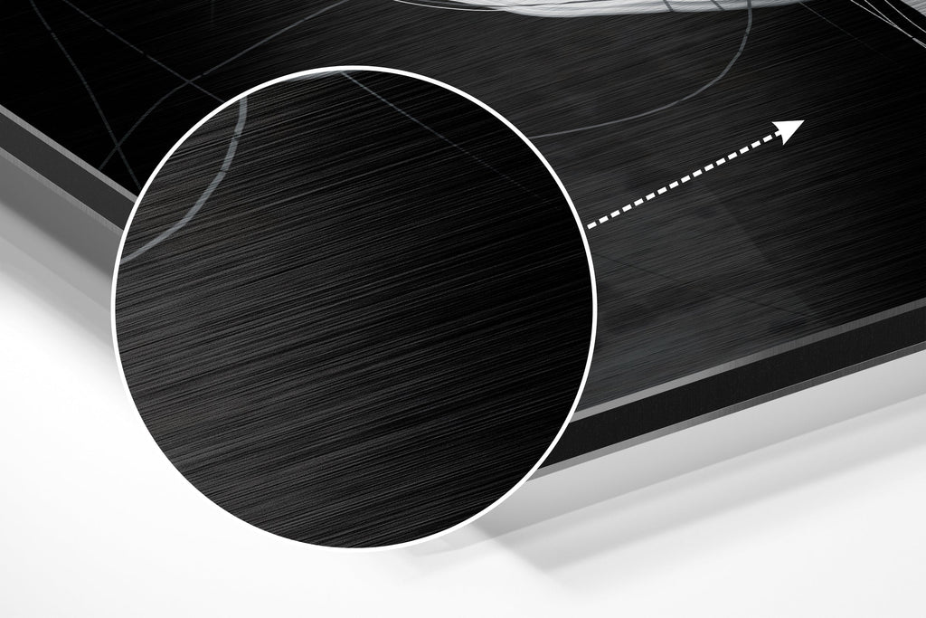 The Hole Brushed Aluminium Dibond Wall Art