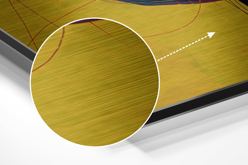 The Hole Brushed Aluminium Dibond Wall Art