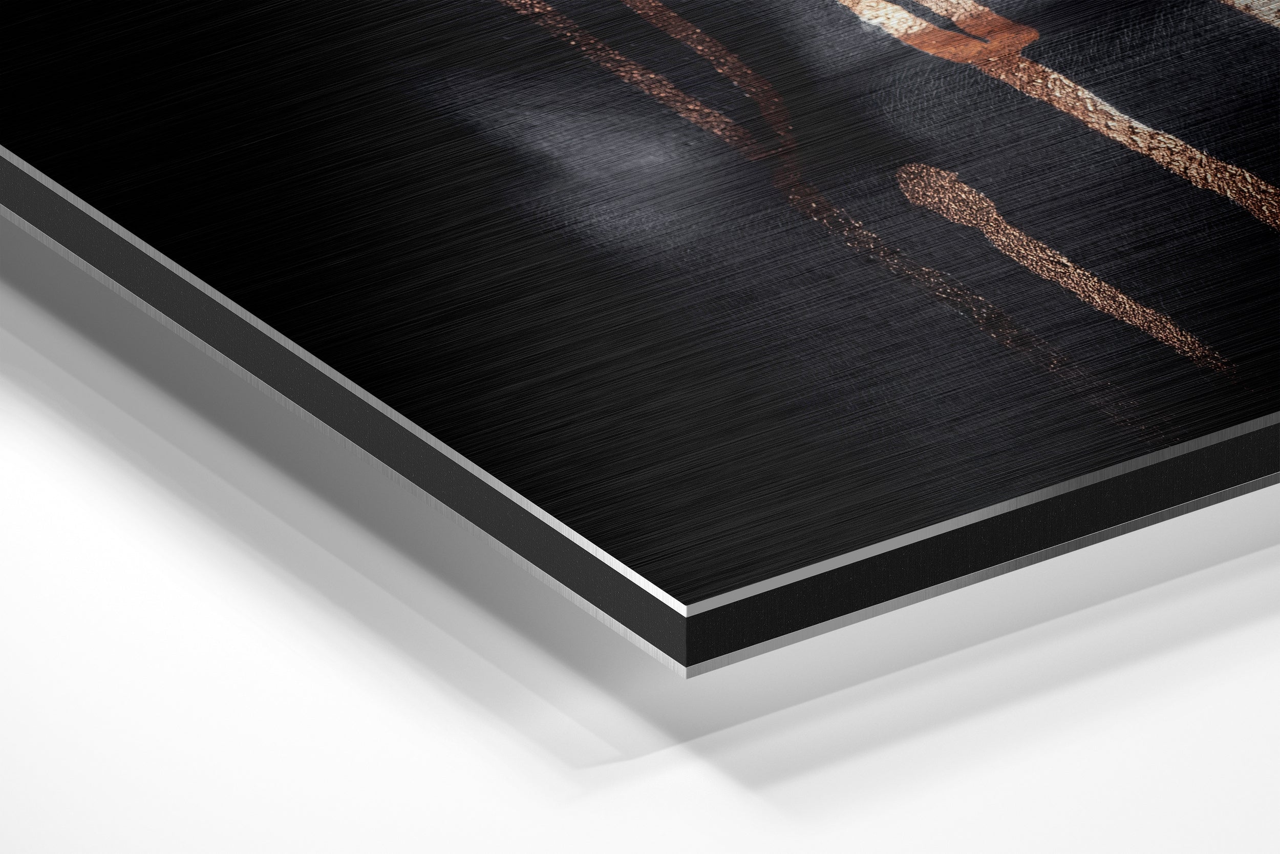 Women Brushed Aluminium Dibond Wall Art