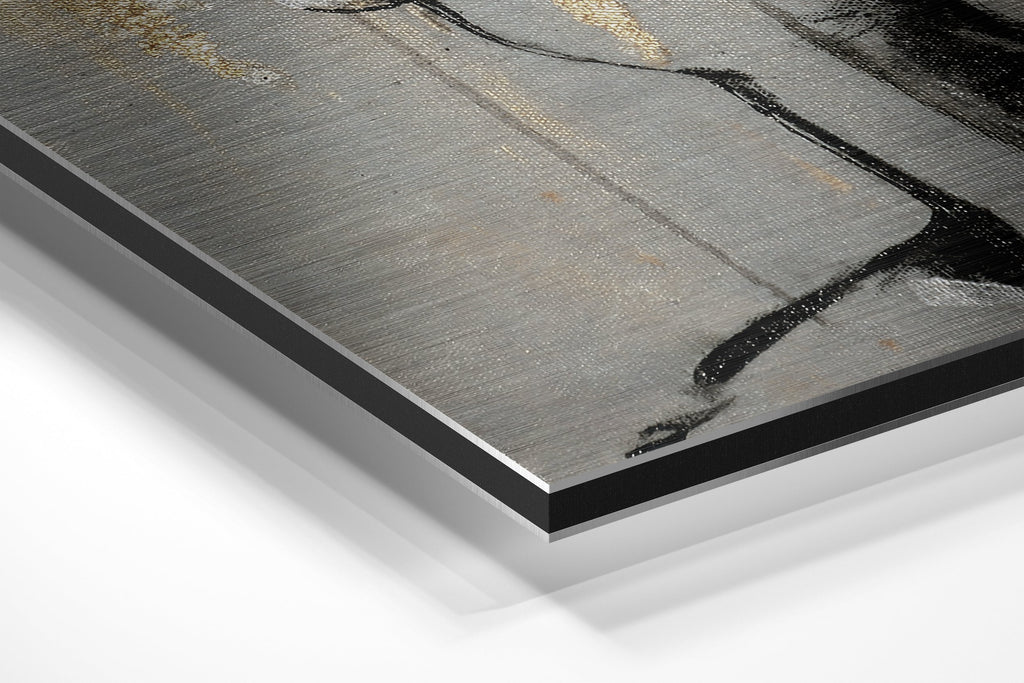 Women Brushed Aluminium Dibond Wall Art