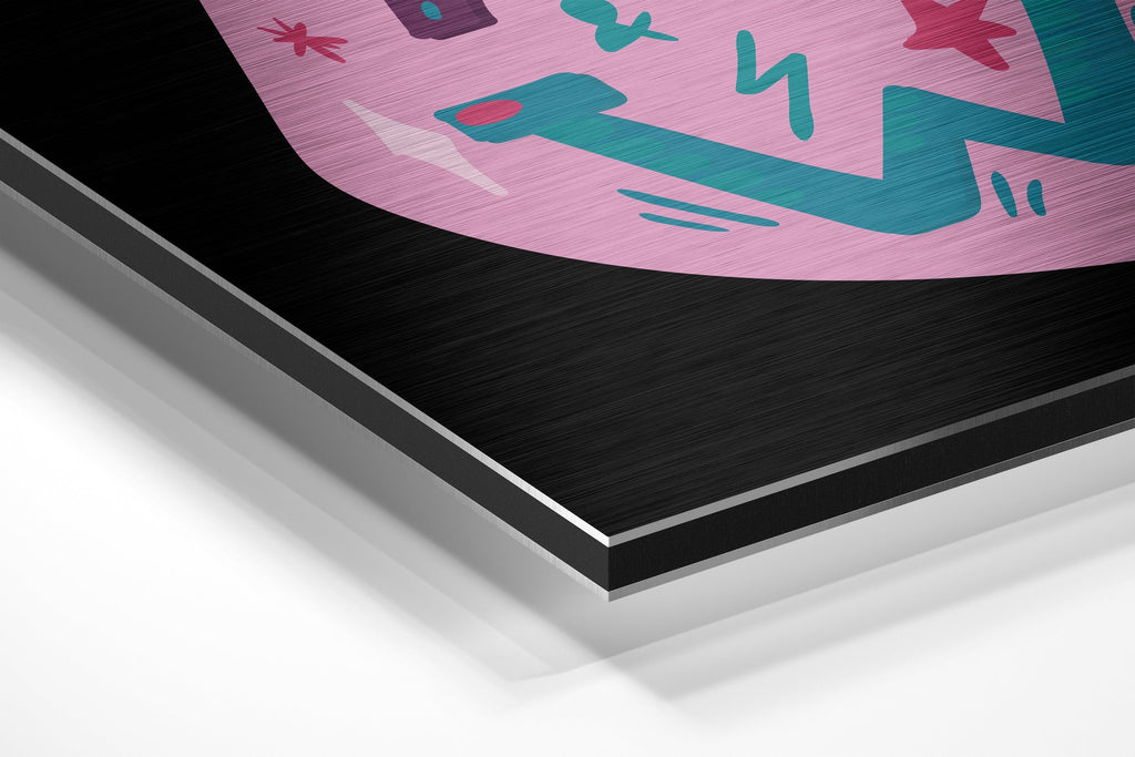 I Can, I Will Brushed Aluminium Dibond Wall Art