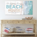 Custom Beach House Sign, Family Beach House Sign