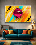 Lip Glass Wall Art