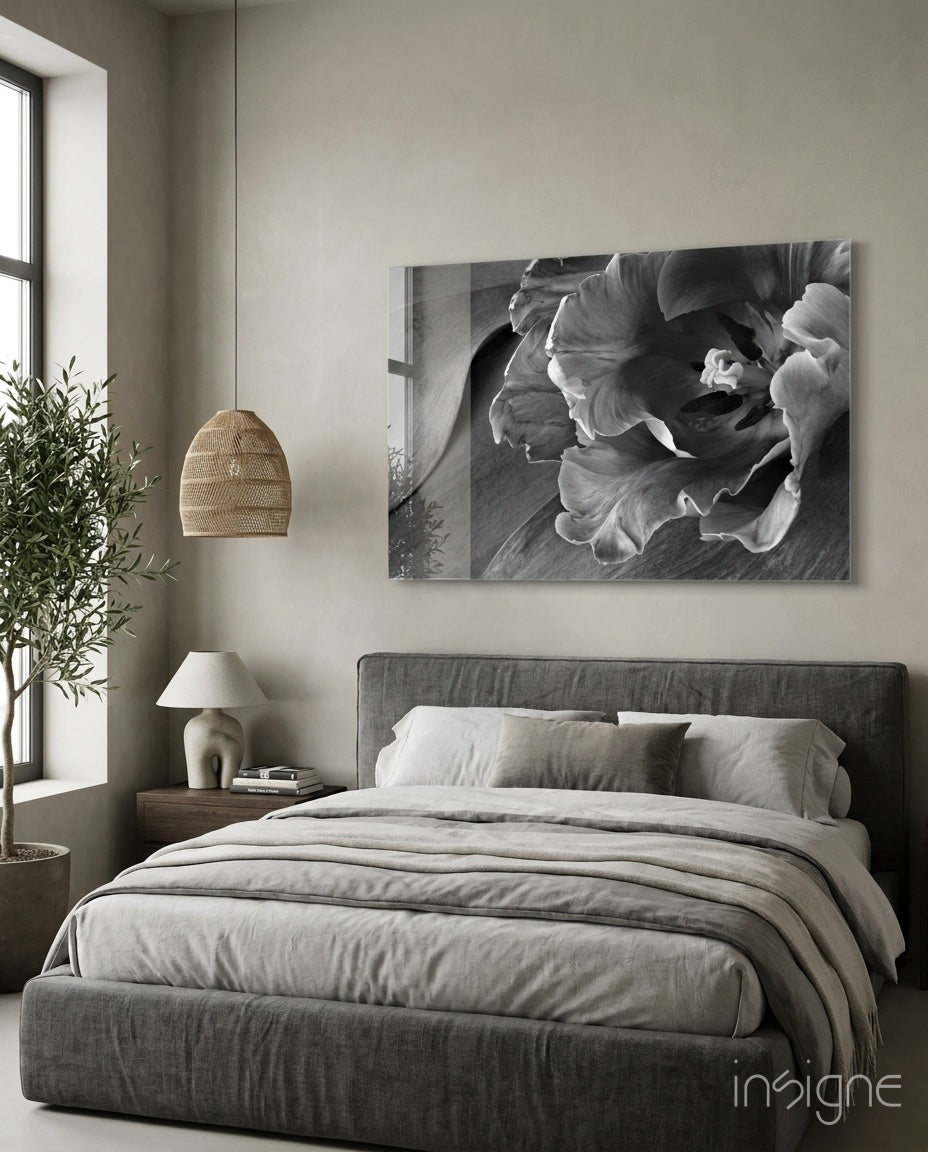 Flower Glass Wall Art